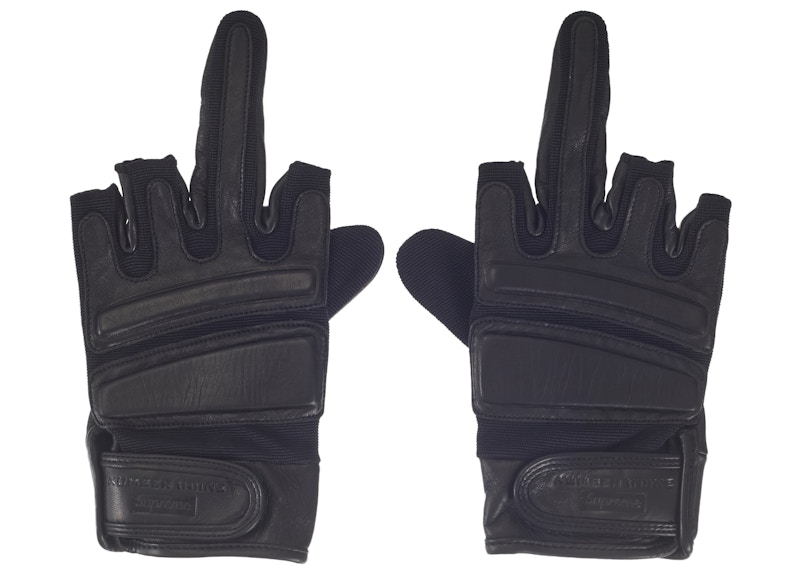Supreme Number (N)ine Leather Gloves Black - FW25 - US