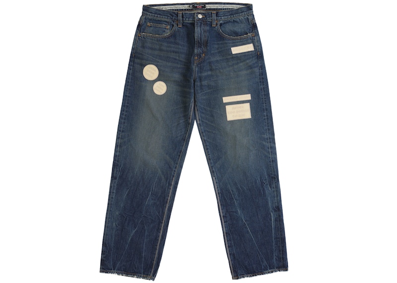 Supreme Number (N)ine Patches Loose Fit Jean Dark Indigo Men's