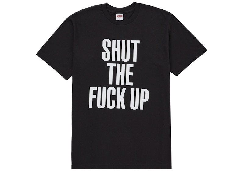 Supreme Number (N)ine Shut Up Tee Black Men's - FW25 - GB