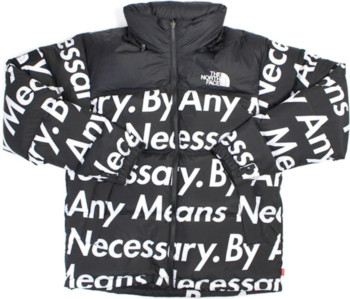 Supreme x The North Face by Any Means Nuptse Jacket 'Black' | Men's Size XL
