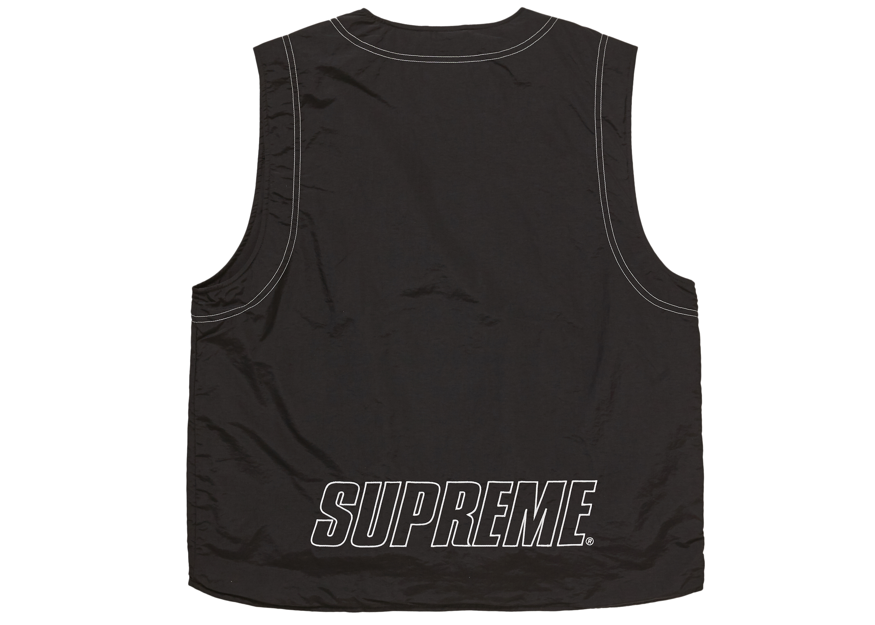 Supreme Nylon Cargo Vest Black メンズ - SS19 - JP