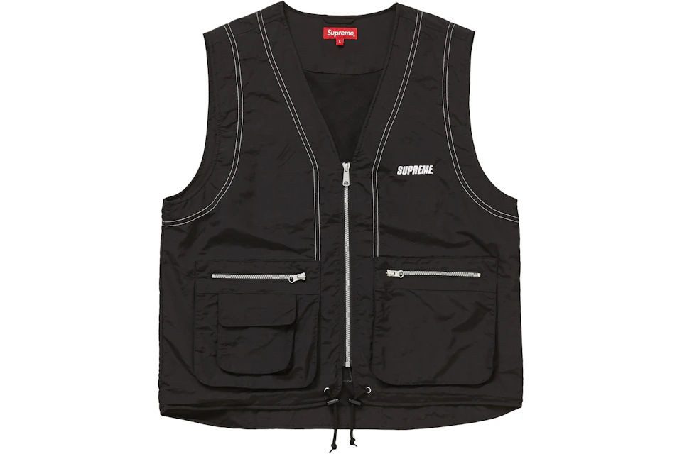 Supreme Nylon Cargo Vest Black