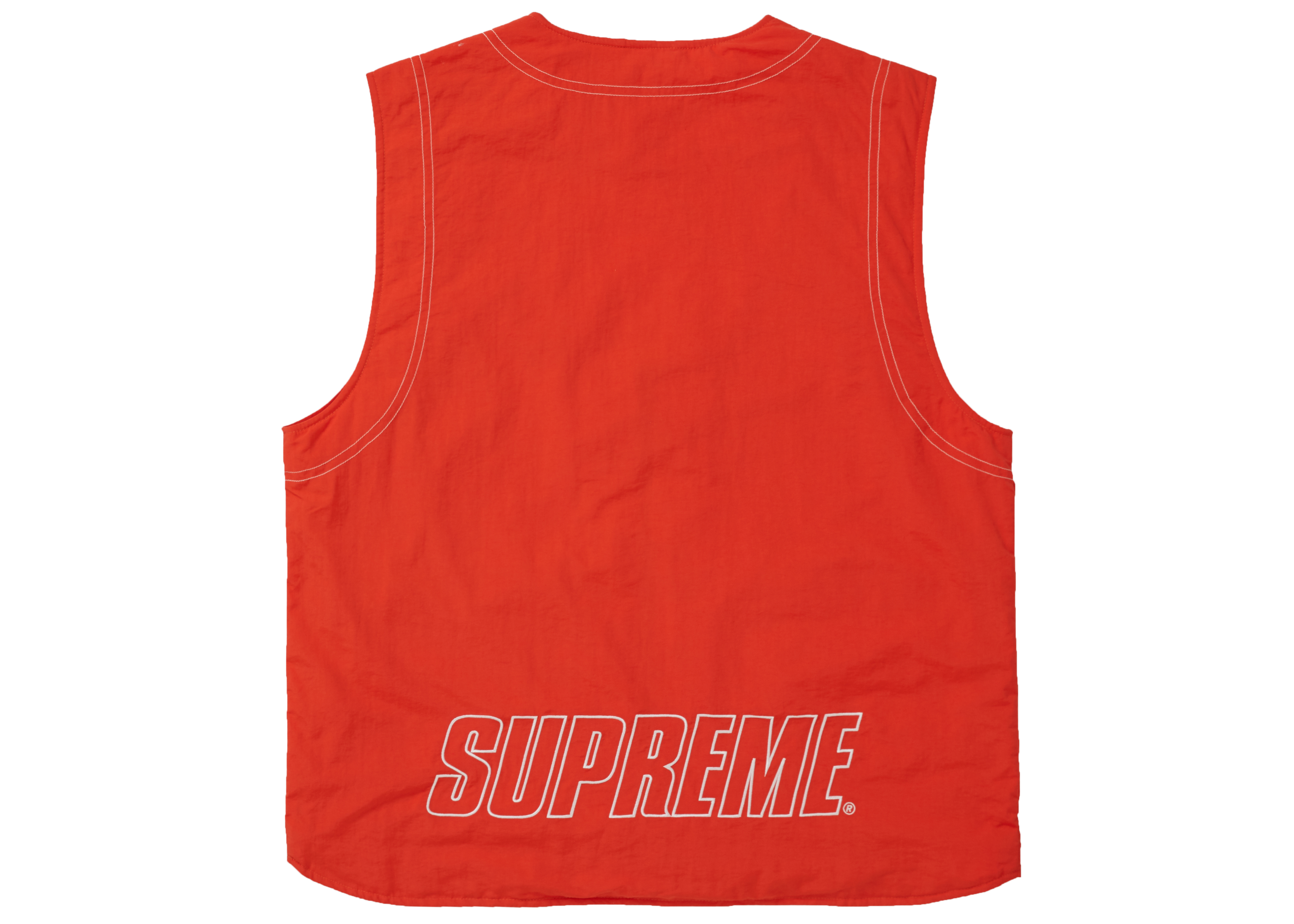 Supreme Nylon Cargo Vest Dark Orange メンズ - SS19 - JP