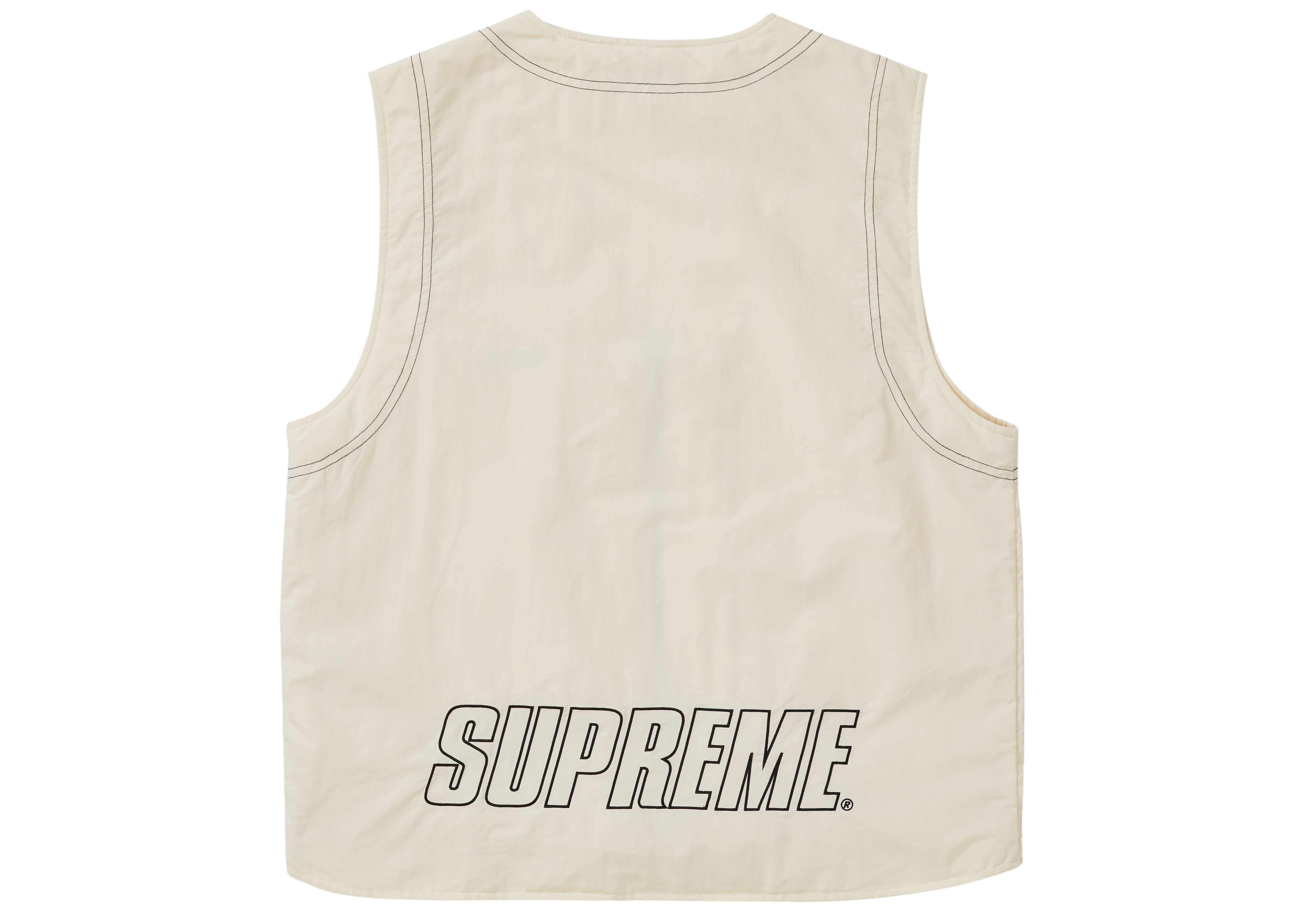 Supreme Nylon Cargo Vest OffWhite Men's - SS19 - US