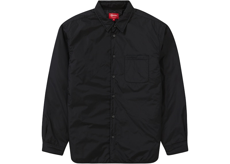 Supreme Nylon Filled Shirt Black Men's - FW22 - US