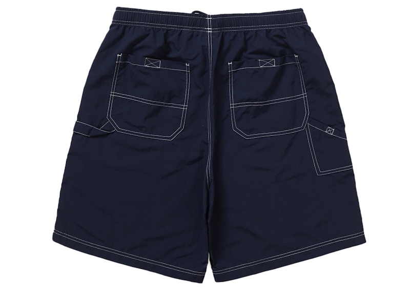 Supreme Nylon Painter Short Navy Men's - SS22 - US