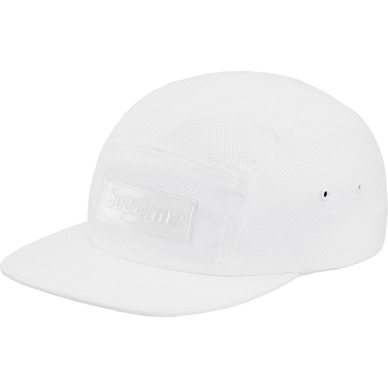 Supreme Nylon Pique Camp Cap White - SS18 - US