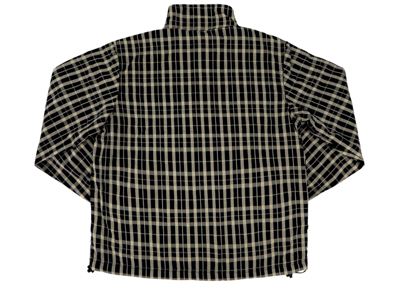 【超激安特価】supreme 2018 nylon plaid pullover L 緑　18 ジャケット・アウター