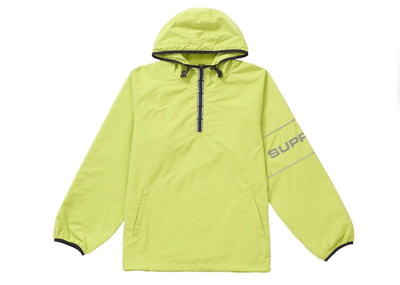 Supreme Nylon Ripstop Hooded Pullover Lime Men's - SS19 - US