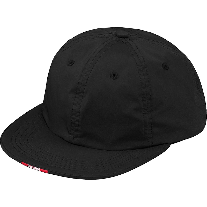 Supreme Nylon Visor Label 6-Panel Black - FW17 - GB