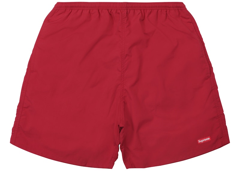 Supreme hot sale shorts red