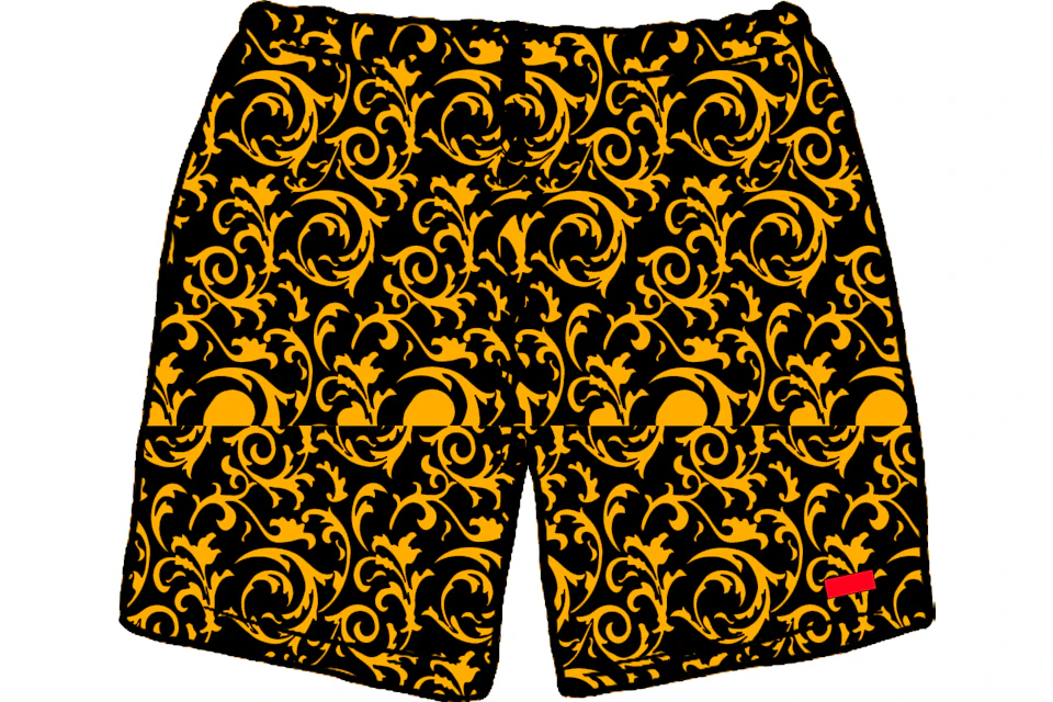 最大5000円OFFクーポン Supreme nylon water short M Black Floral