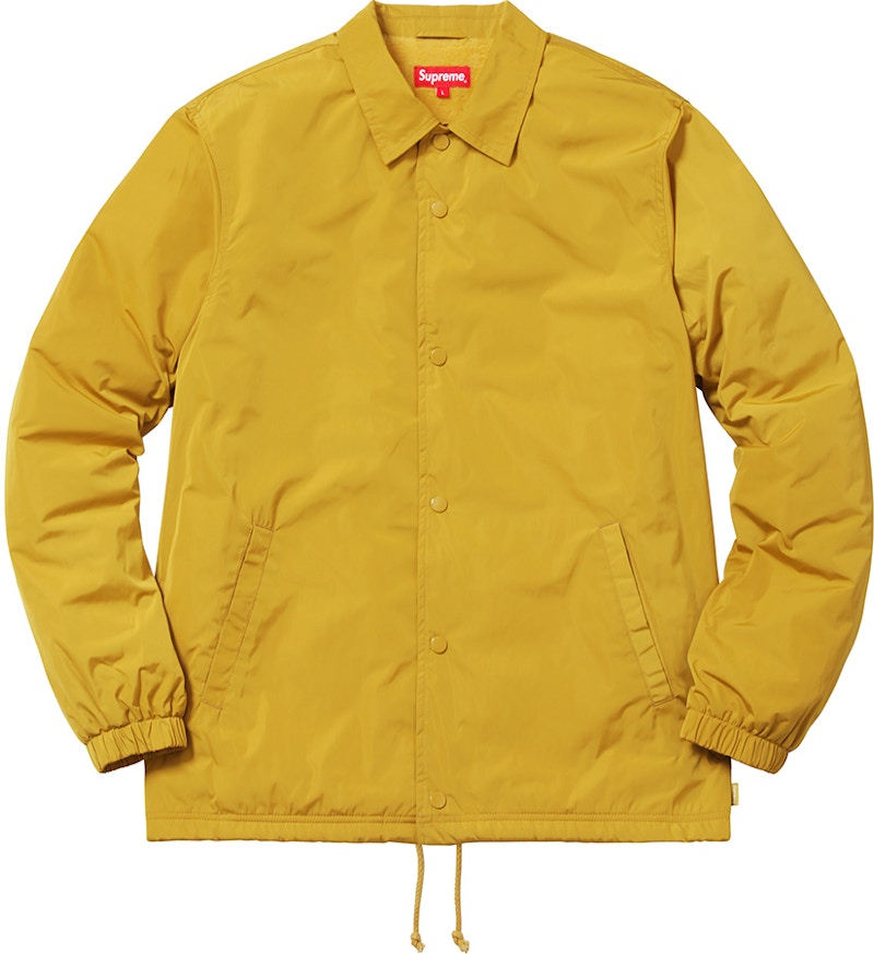 Supreme Old English Coaches Jacket Gold