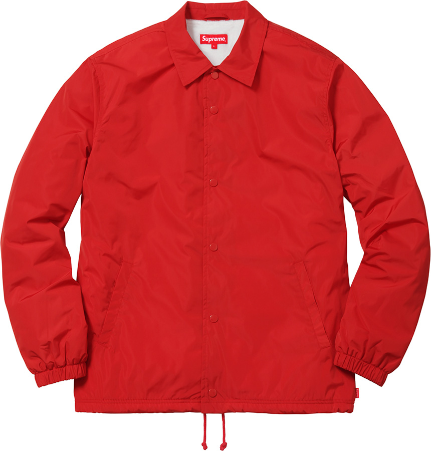 Supreme Old English Coaches Jacket Red 男士- FW16 - TW