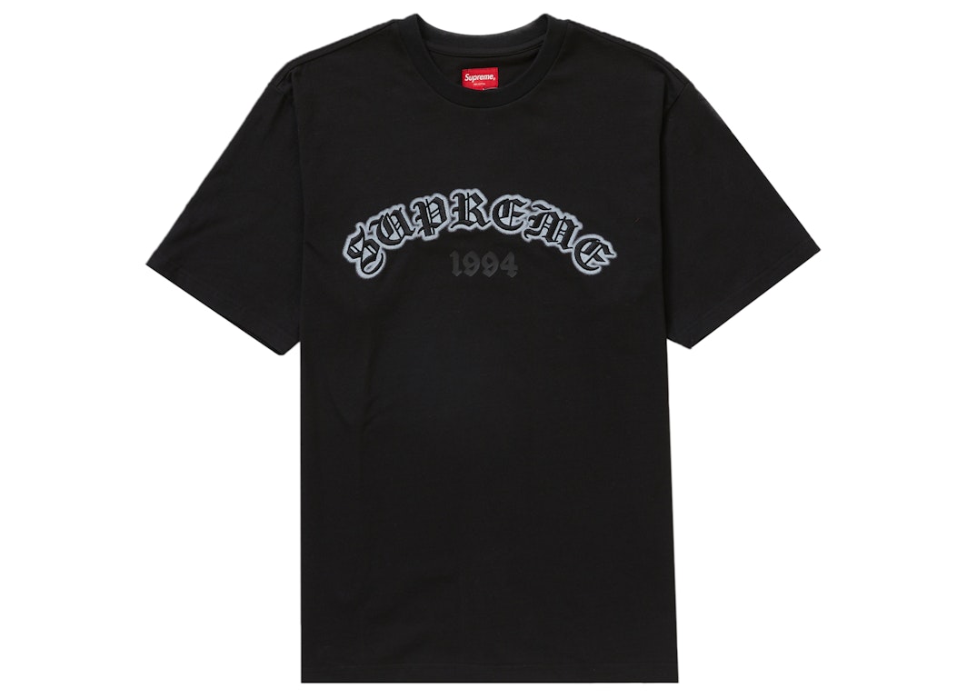 Pre-owned Supreme Old English Glow S/s Top Black
