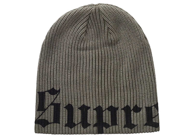 Supreme / Old English Printed Beanie (黒） Supreme Old English Rhinestone Beanie Black - SS21 - US