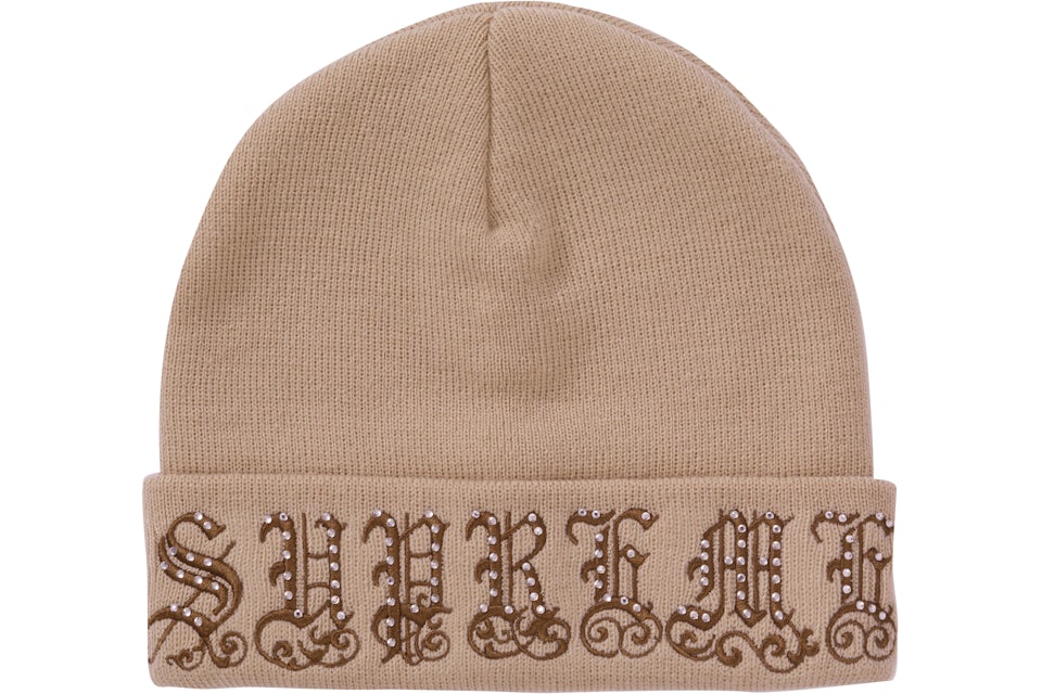 Supreme old english rhinestone beanie Clearance