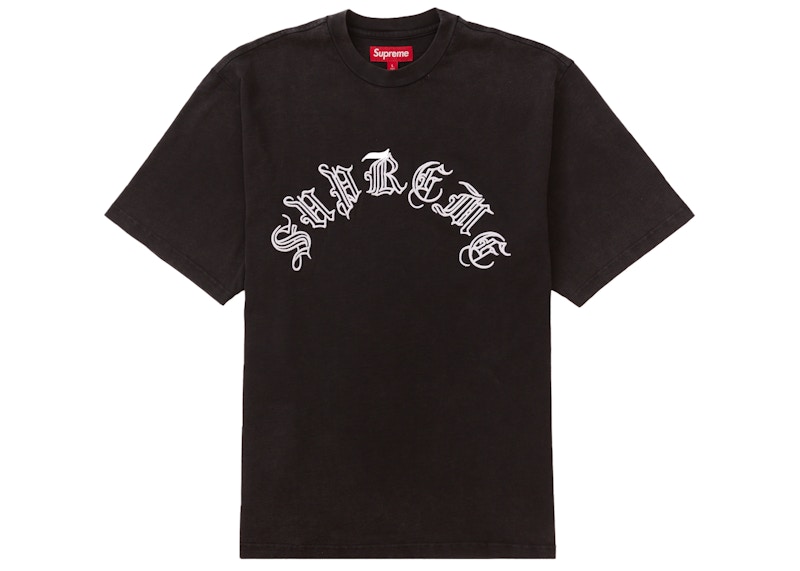 Supreme Old English S/S Top Black Men's - FW23 - US