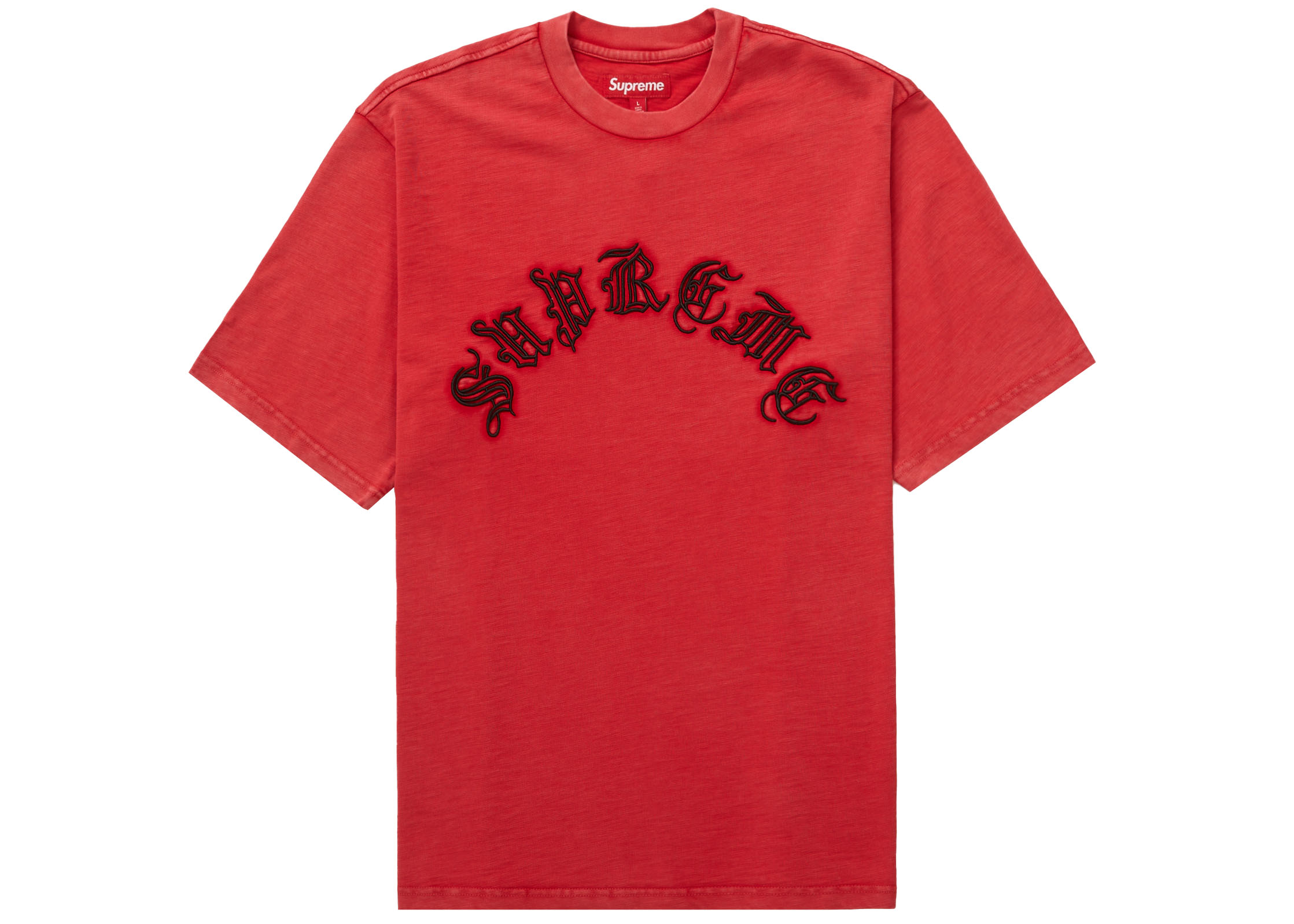 Supreme Old English S/S Top Red Men's - FW23 - US