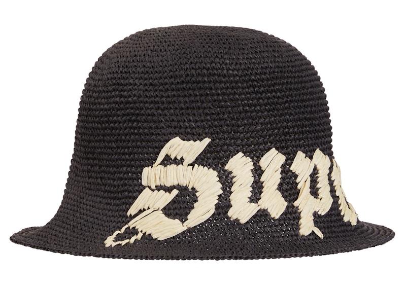 Supreme Old English Straw Crusher Black - SS23 - JP