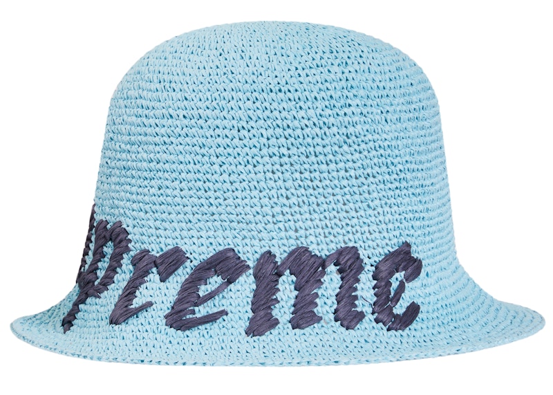 Supreme Old English Straw Crusher Light Blue - SS23 - US