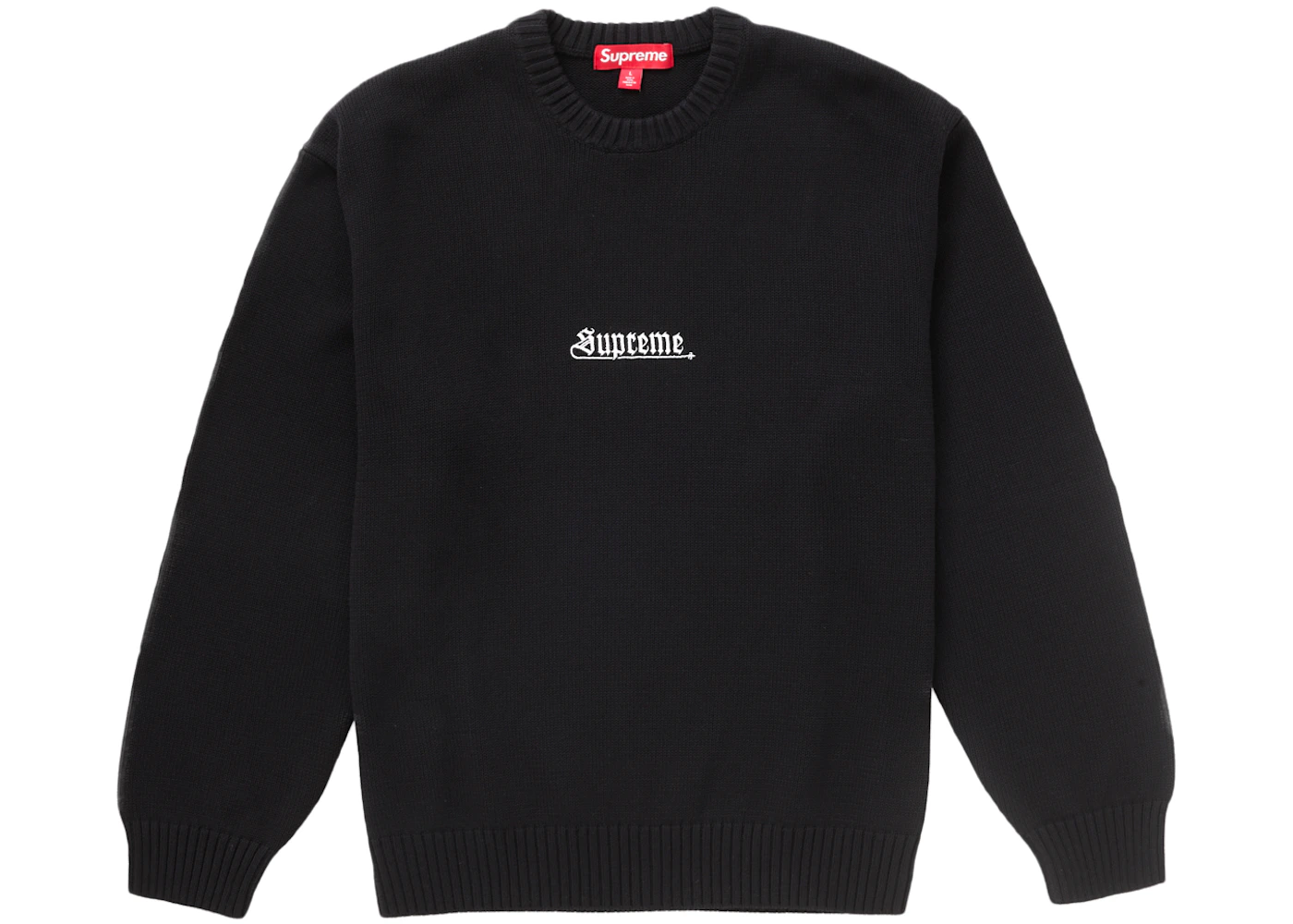 Supreme Old English Sweater Black メンズ - JP Supreme Old English Sweater Black メンズ - JP