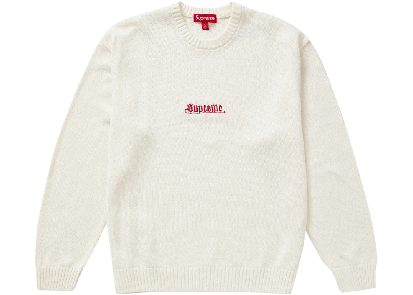 Supreme Old English Sweater Ivory メンズ - JP Supreme Old English Sweater Ivory メンズ - JP