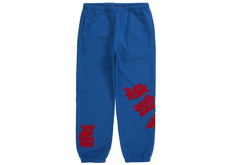 Supreme Old English Wrap Sweatpant Pale Royal Men's - SS21 - US