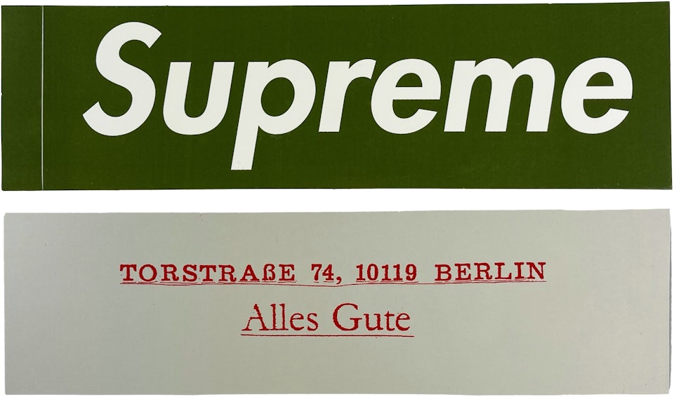 Supreme, Design, Supreme Sticker