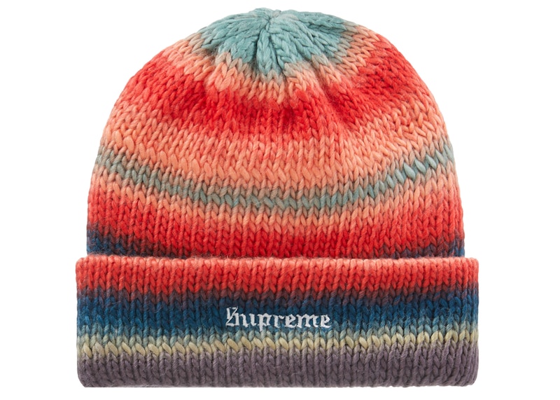 Supreme Ombré Stripe Beanie Navy - FW22 - US