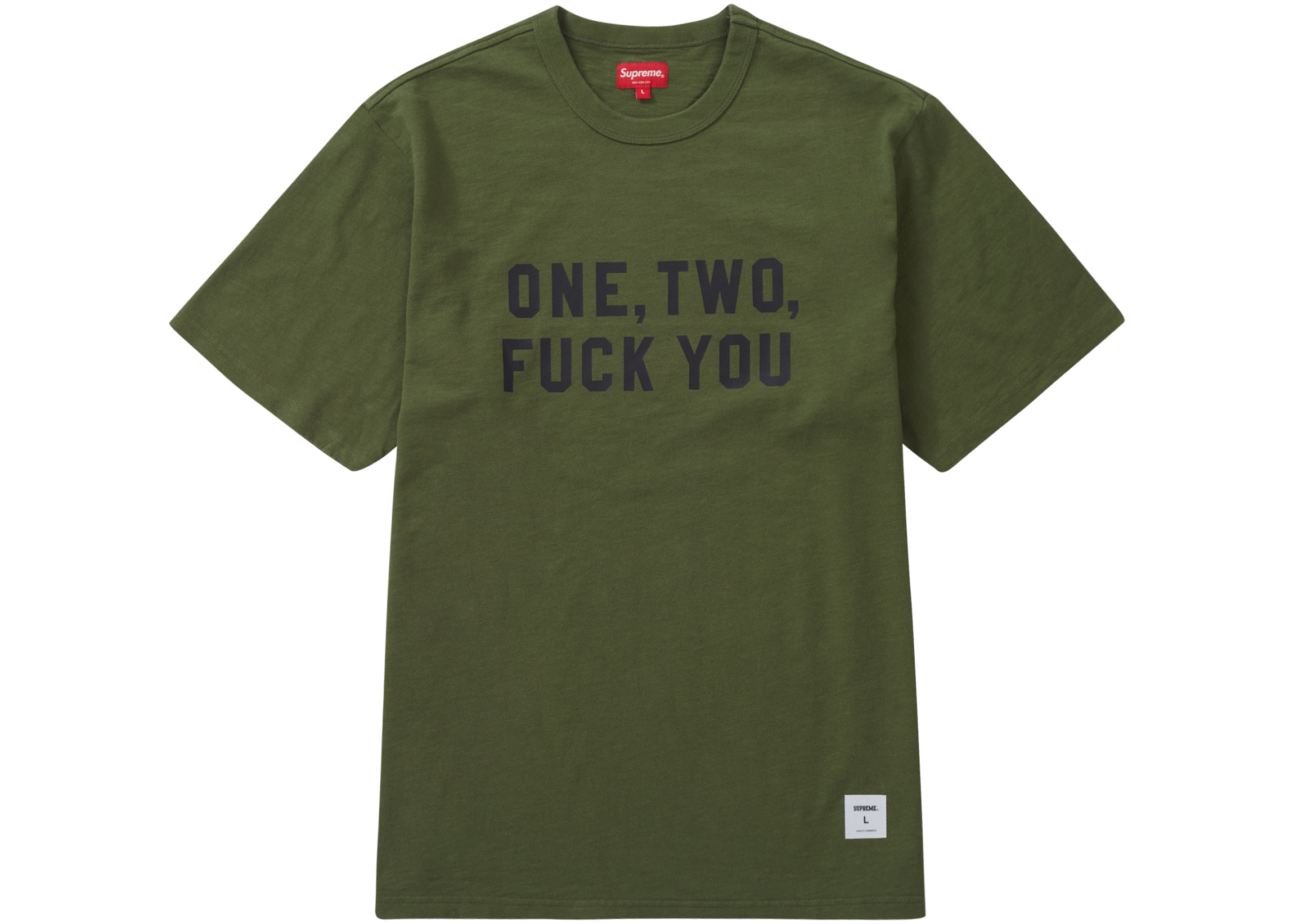 Supreme One Two Fuck You S/S Top Black Men's - SS23 - US