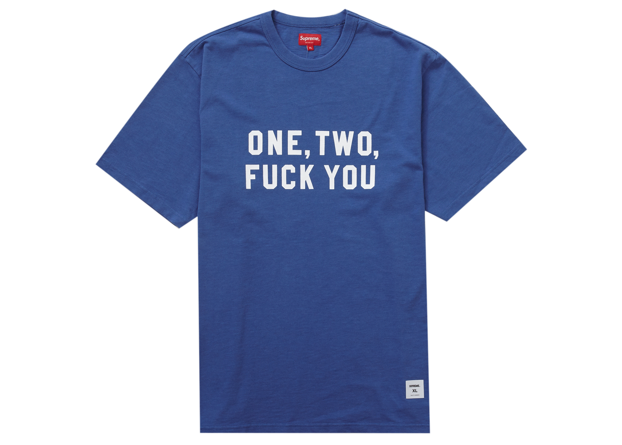 Supreme One Two Fuck You S/S Top Royal Men's - SS23 - US