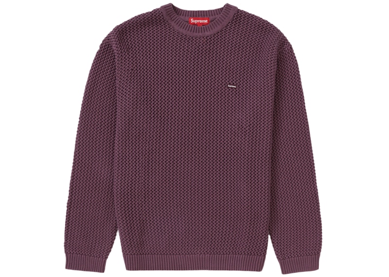 Supreme Open Knit Small Box Sweater Black Men's - SS22 - US