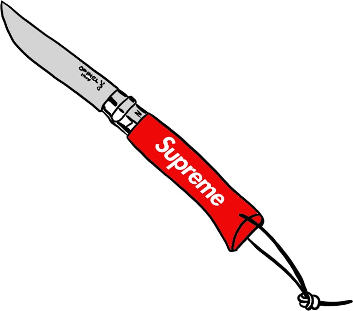 Supreme®/Opinel® No.08 Folding Knife Red