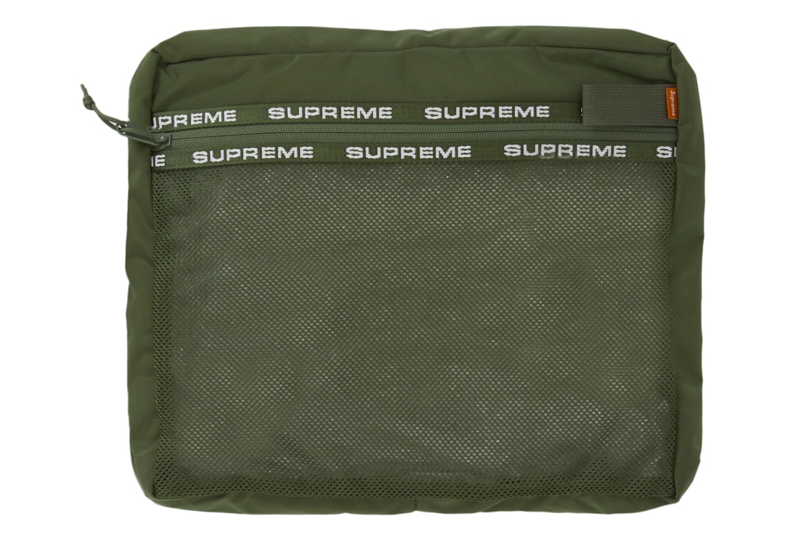 Pre-owned Supreme Organizer Pouch Set Olive