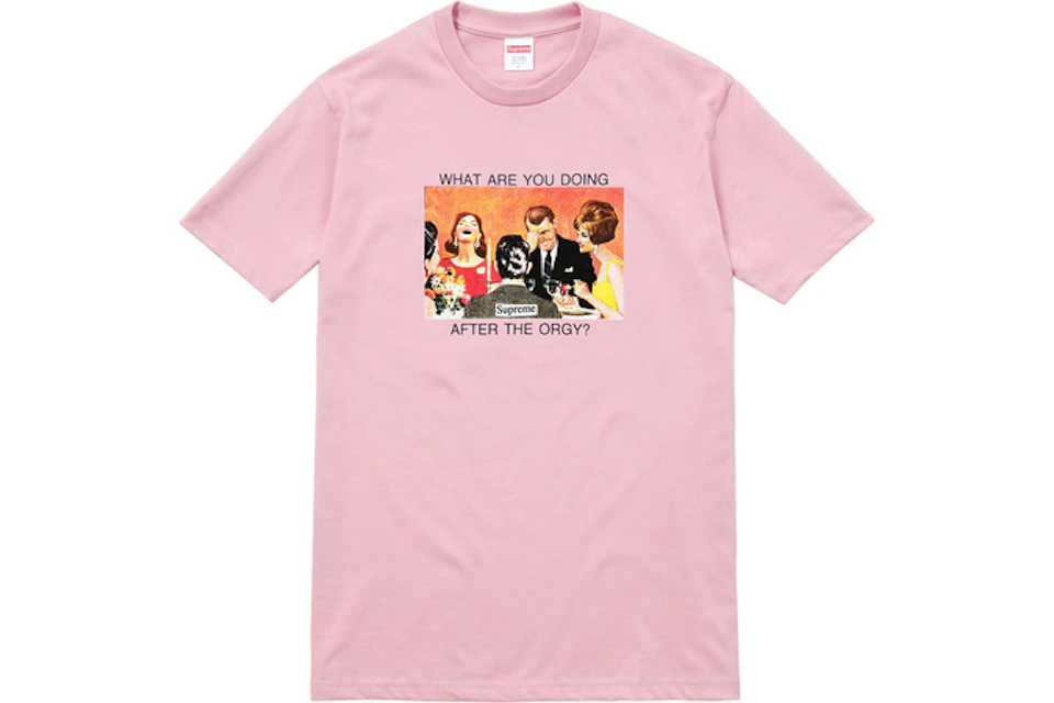 Supreme Orgy Tee Dusty Pink