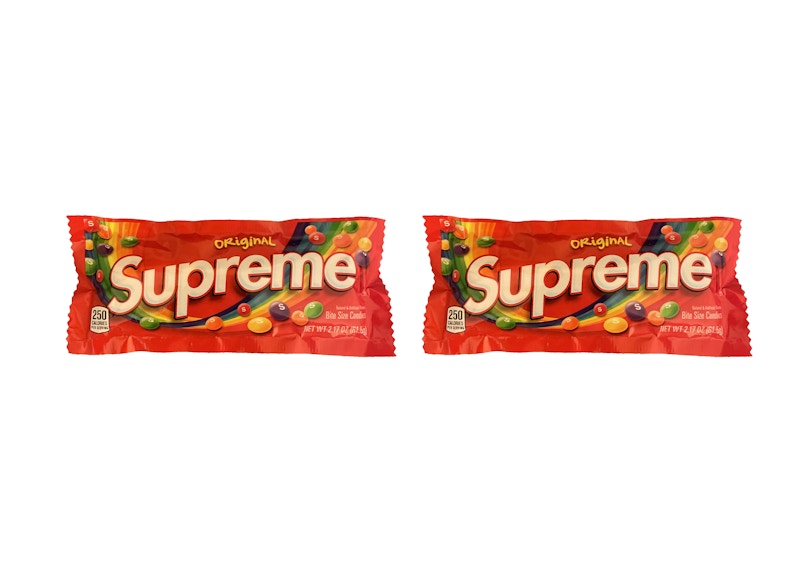 Supreme Original Skittles 2x Lot (Not Fit For Human Consumption) Red