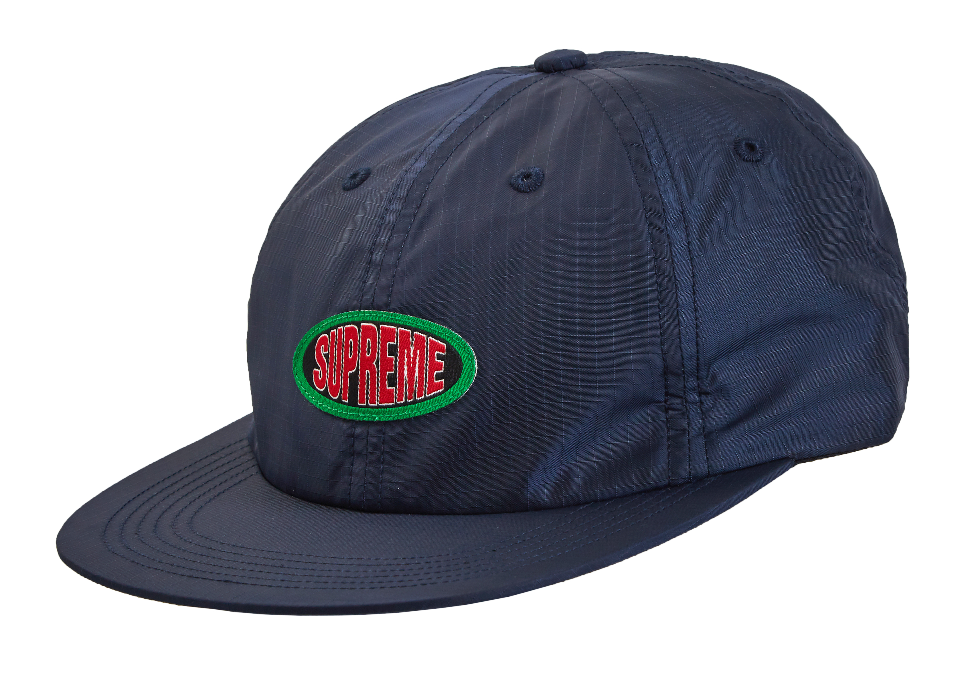 Supreme Oval Label 6-Panel Navy - SS19 - JP