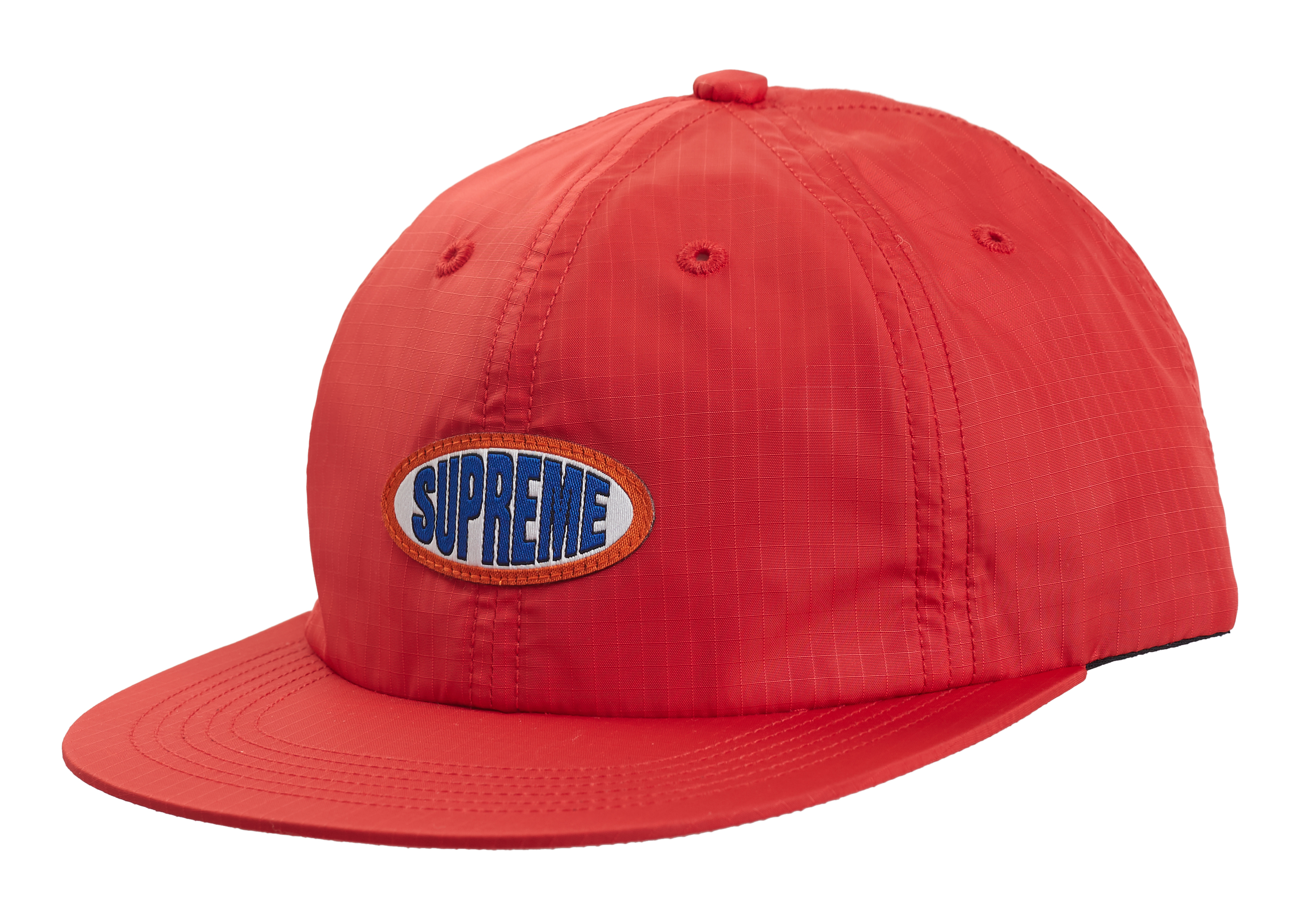 Supreme Oval Label 6-Panel Red - SS19 - US
