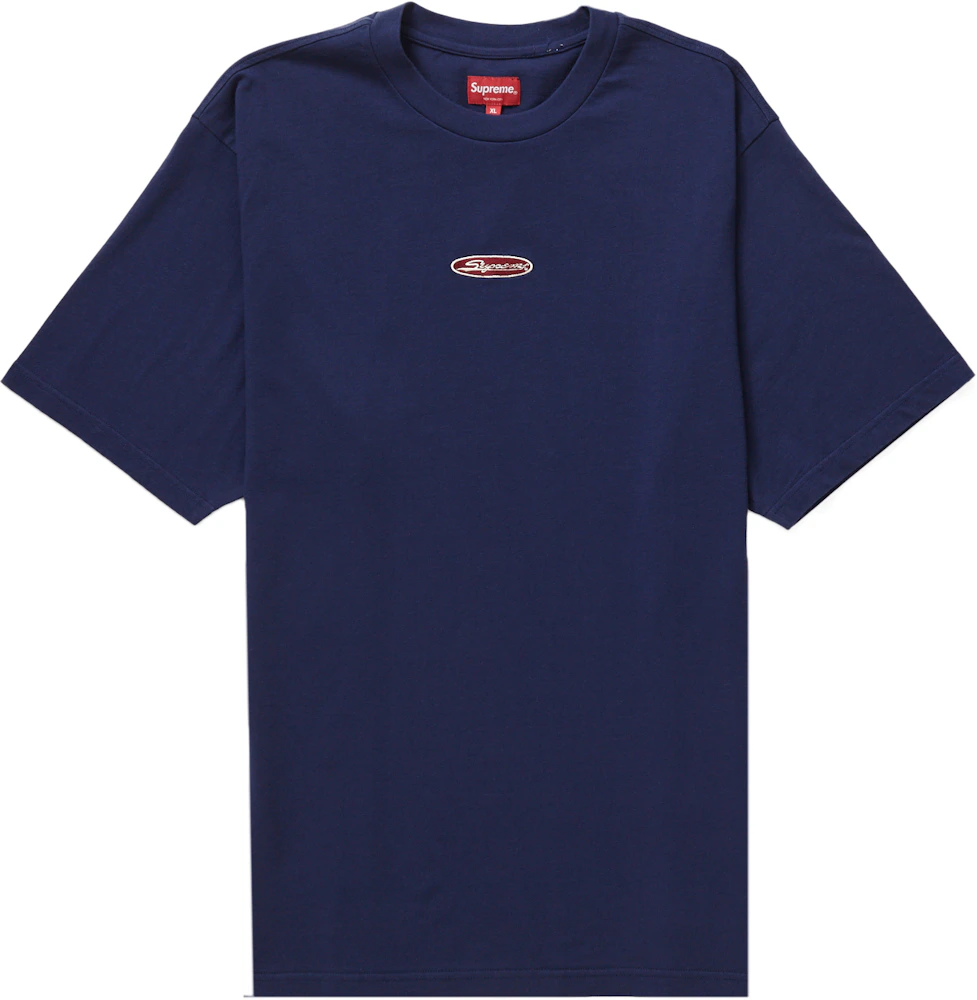 Supreme Oval S/S Top (SS23) Navy Men's - SS23 - US