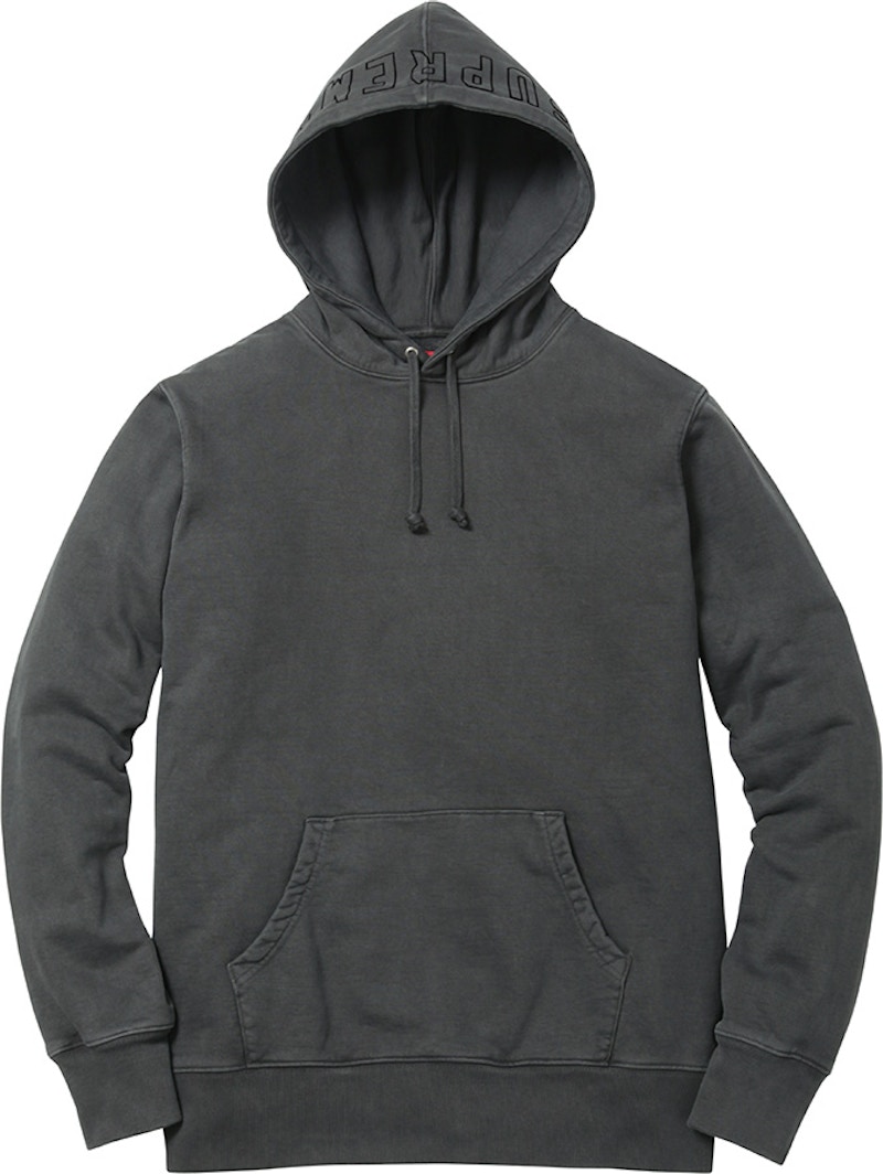 Supreme OVER DYED HOODED SWEATSHIRTスウエットパーカ2015SS Supreme Over Dyed Hooded Sweatshirt Black Men's - SS15 - US