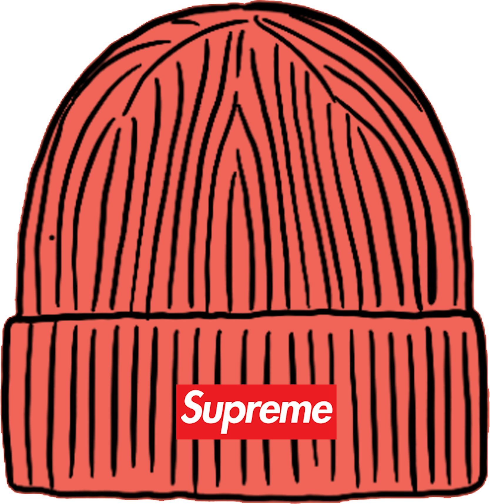 Supreme Overdyed Beanie Coral - SS21 - US