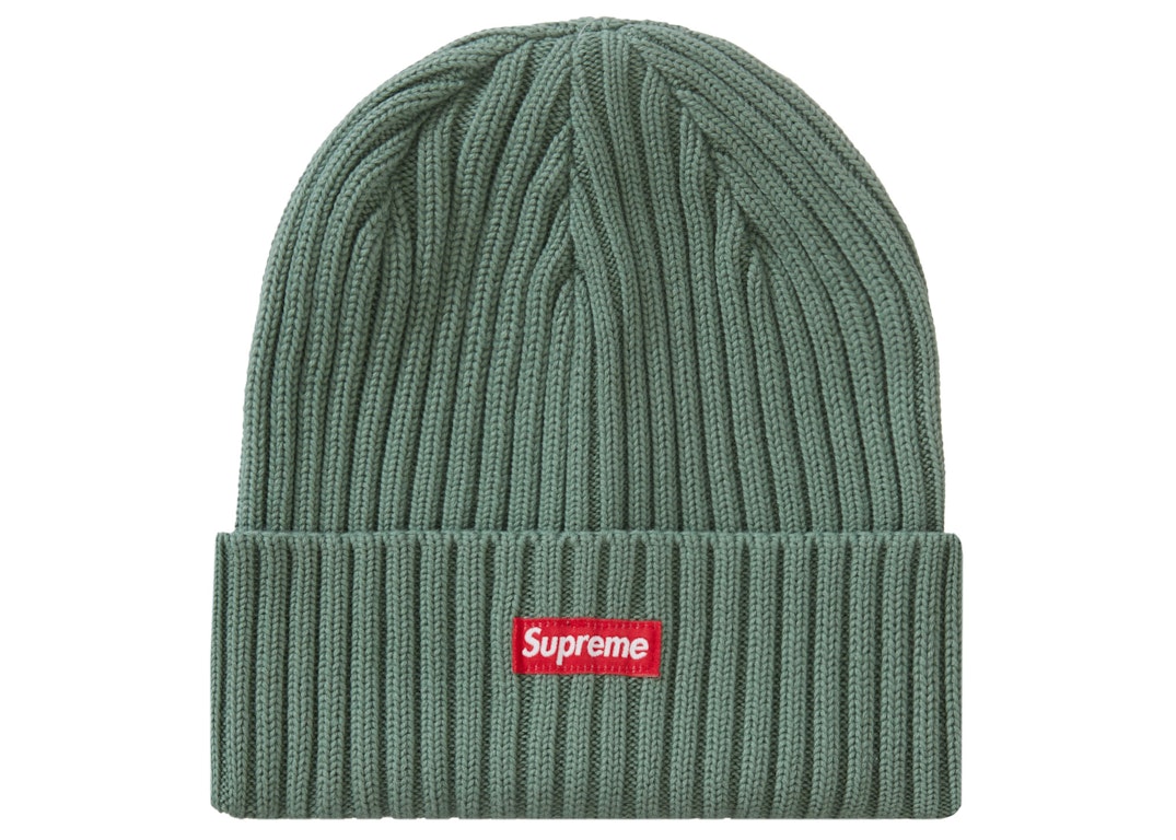 Pre-owned Supreme Overdyed Beanie Green