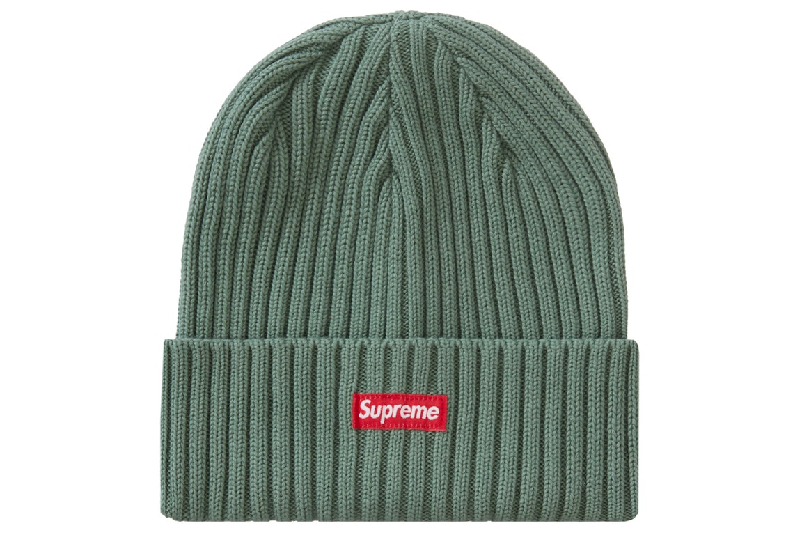 Pre-owned Supreme Overdyed Beanie Green