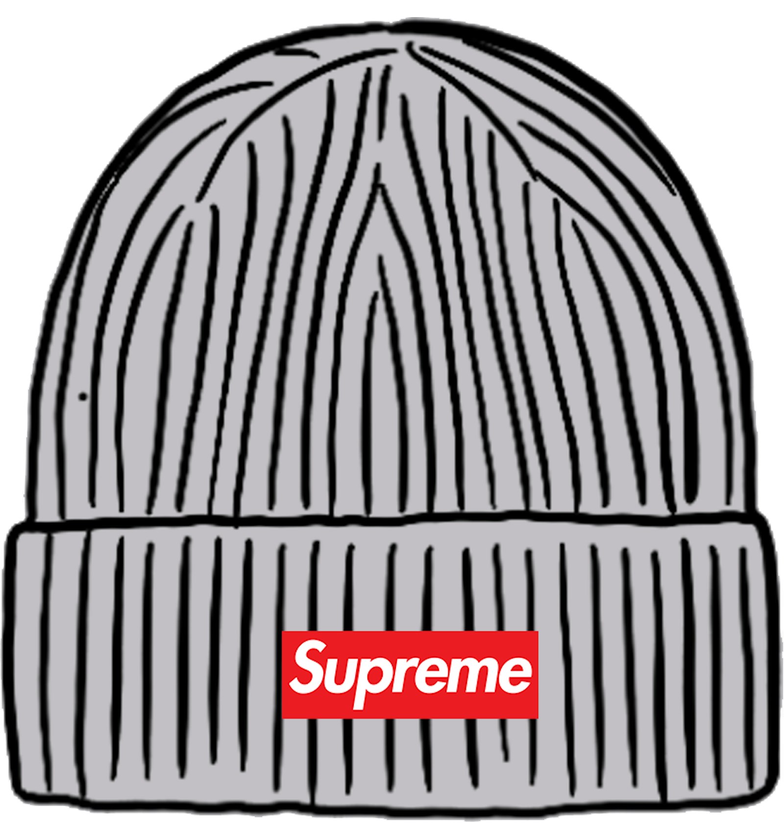 Supreme Overdyed Beanie Grey