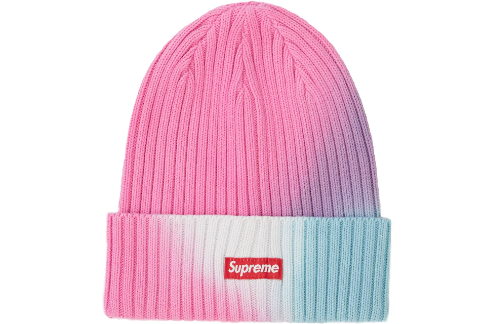 Supreme Overdyed Beanie (SS19) Pink Tie Dye