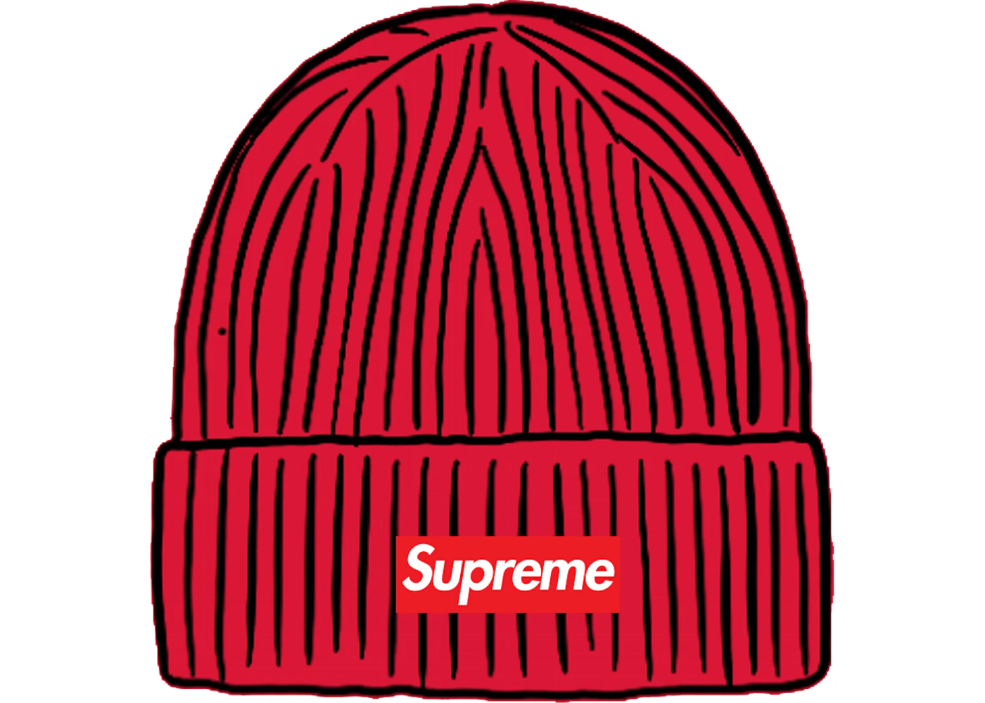 Supreme Overdyed Beanie (SS21) Red