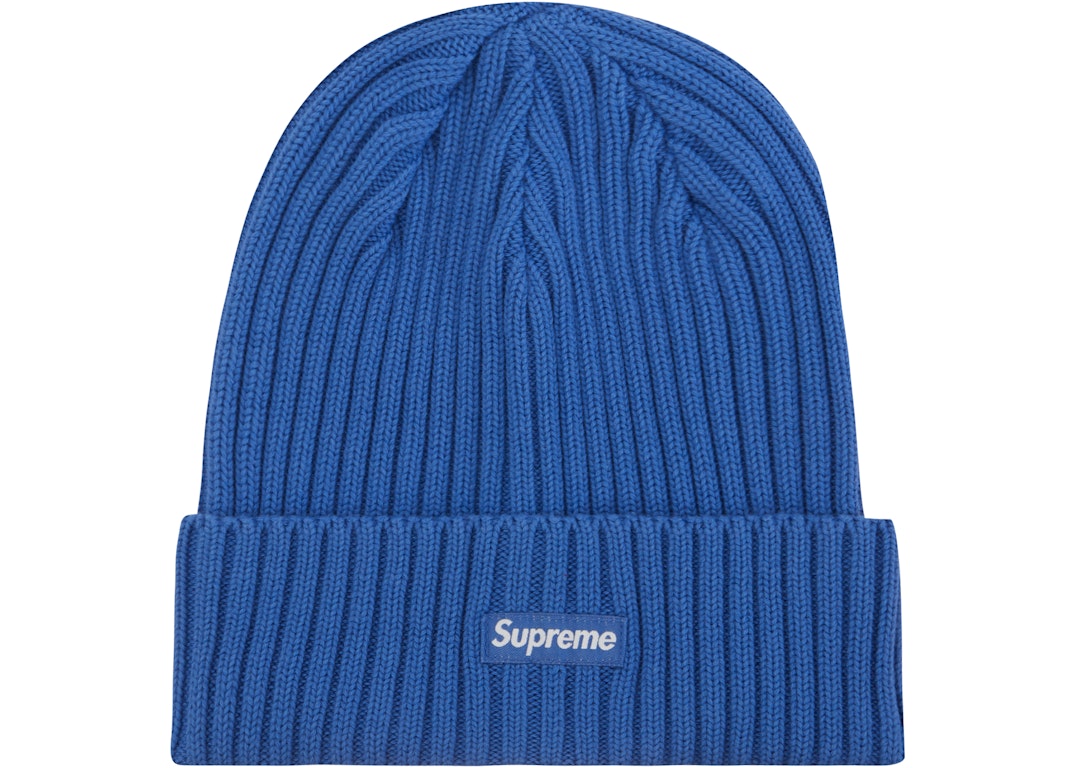 Pre-owned Supreme Overdyed Beanie (ss23) Blue