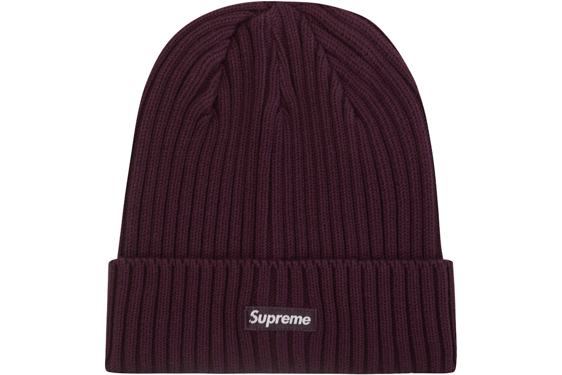Pre-owned Supreme Overdyed Beanie (ss23) Eggplant