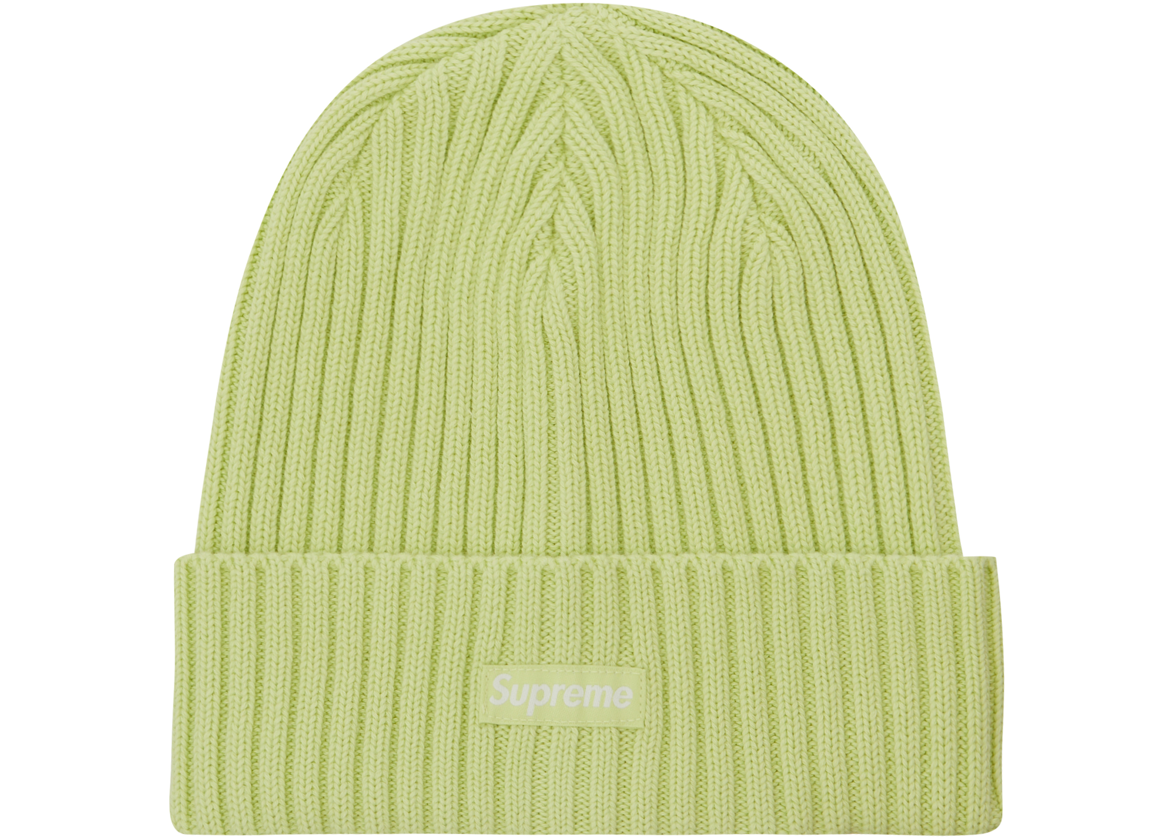 Supreme Overdyed Beanie (SS23) Light Lime